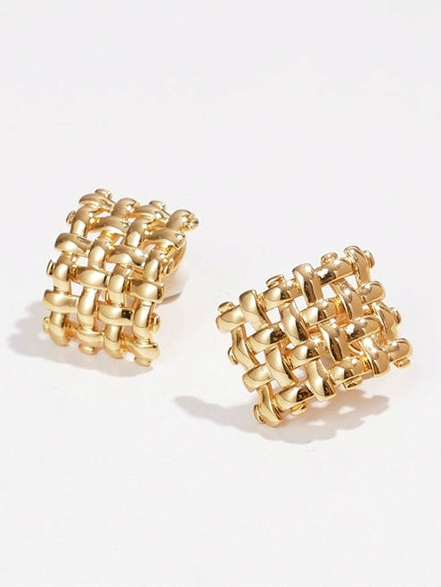 Metal Braided Ear Clips_BDHL7464