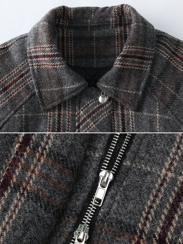 復古格紋夾克_BDHL8081