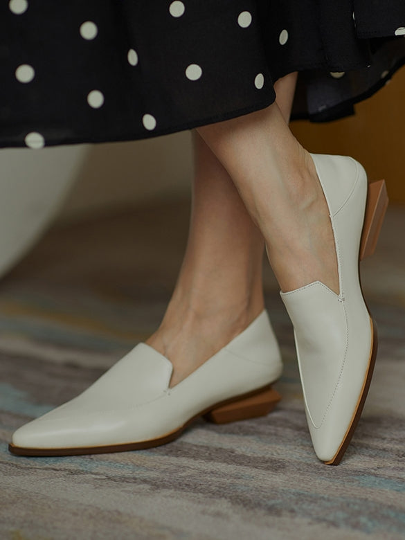 Retro Medium Heel Shoes_BDHL7838