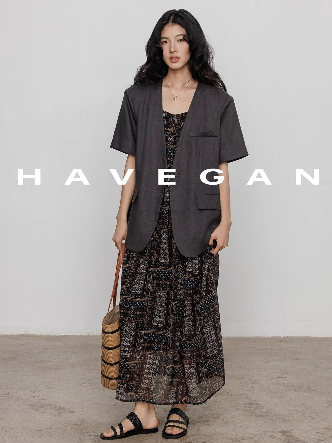 Summer Suit Short-Sleeved Jacket_BDHL7384
