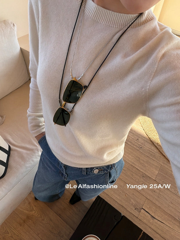 Relaxed-Fit Knit Tops_BDHL7922