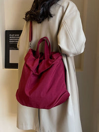 Nylon Shoulder Bucket Bag_BDHL6232