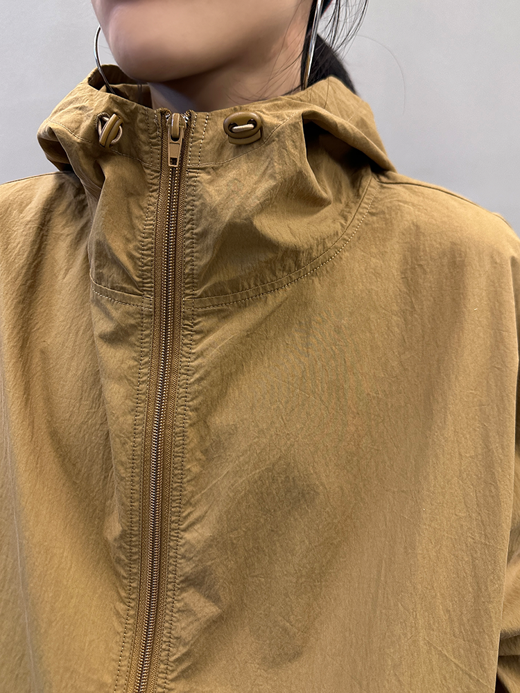 Hooded Loose Small Jacket_BDHL7166