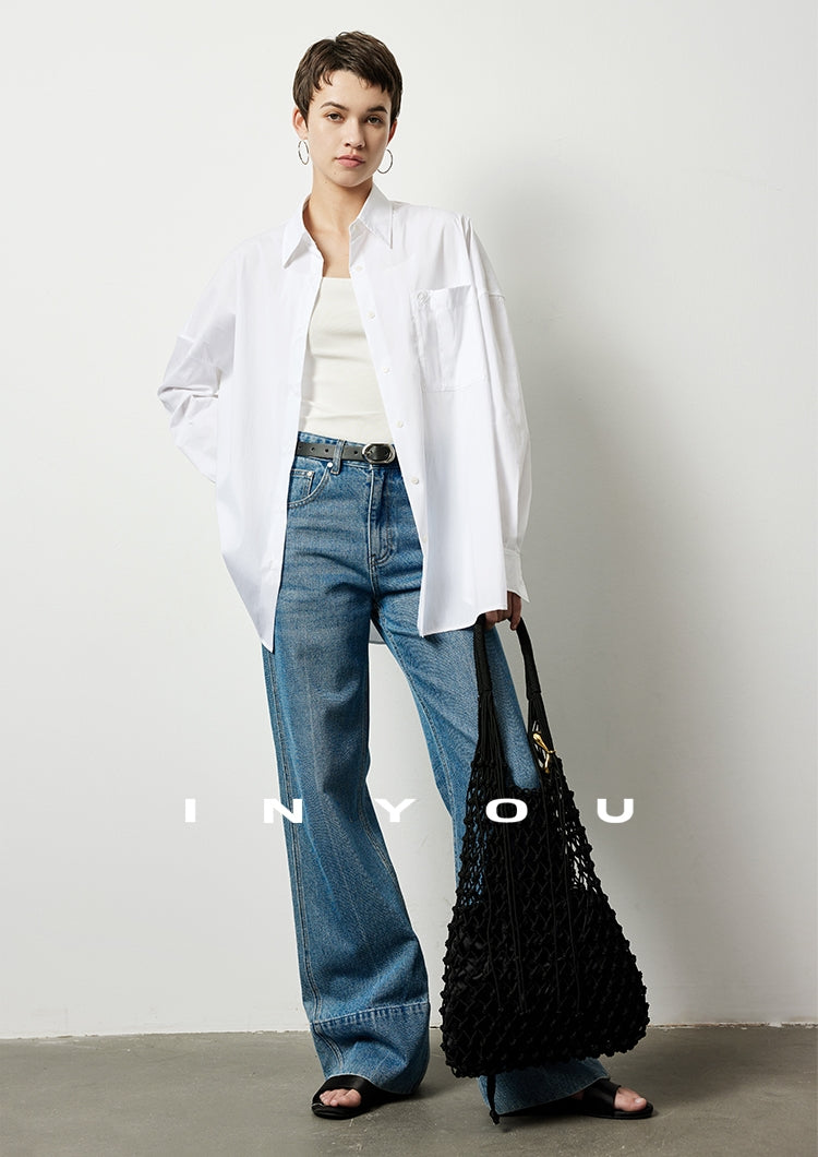 Loose-Fitting Silhouette Shirt_BDHL7155