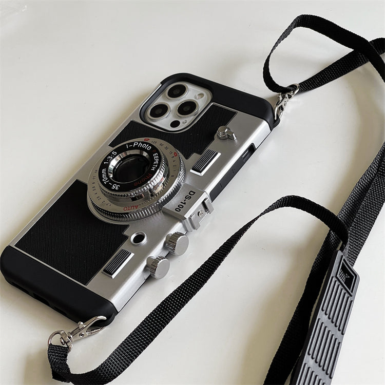 Retro Camera Look Soft Case with Strap_HL3262