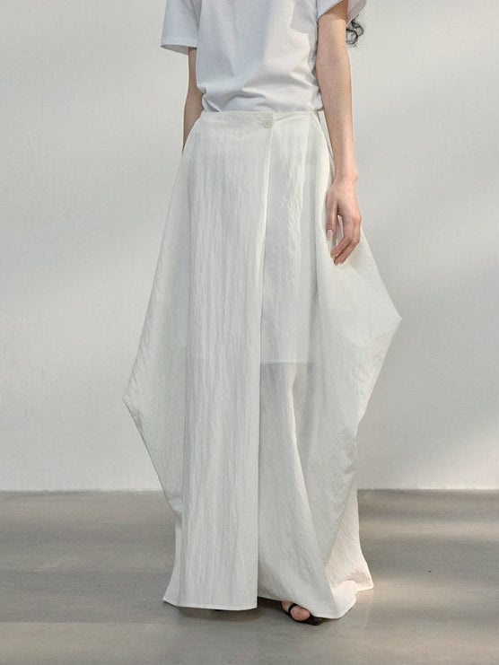 Cocoon Shape Long Skirt_BDHL7482