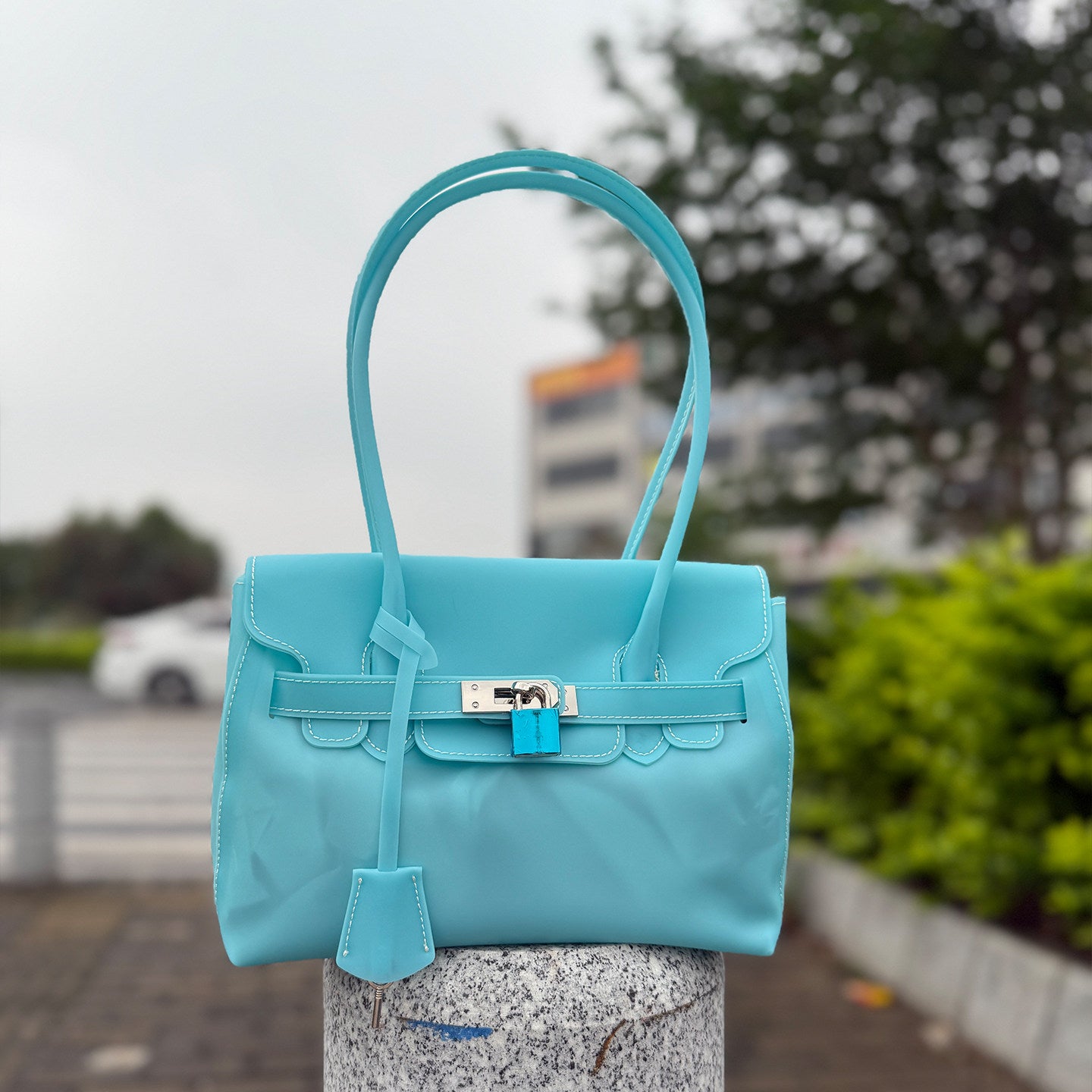 Small Jelly TPU Handbag_BDHL8306