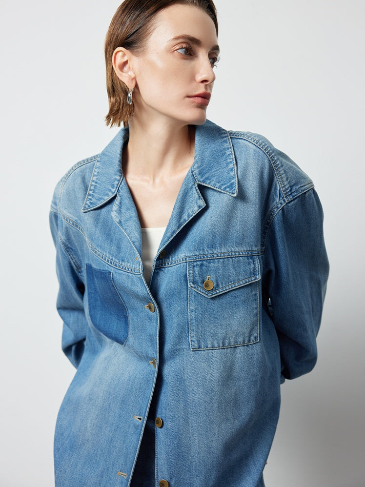 American Vintage Denim Shirt_BDHL6496