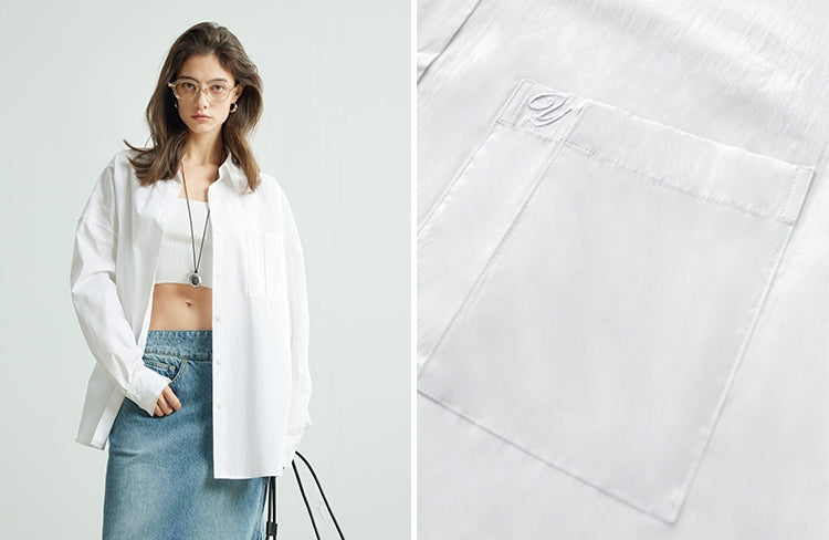 Loose-Fitting Silhouette Shirt_BDHL7155