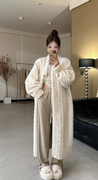 Winter twist cardigan coat_BDHL5353