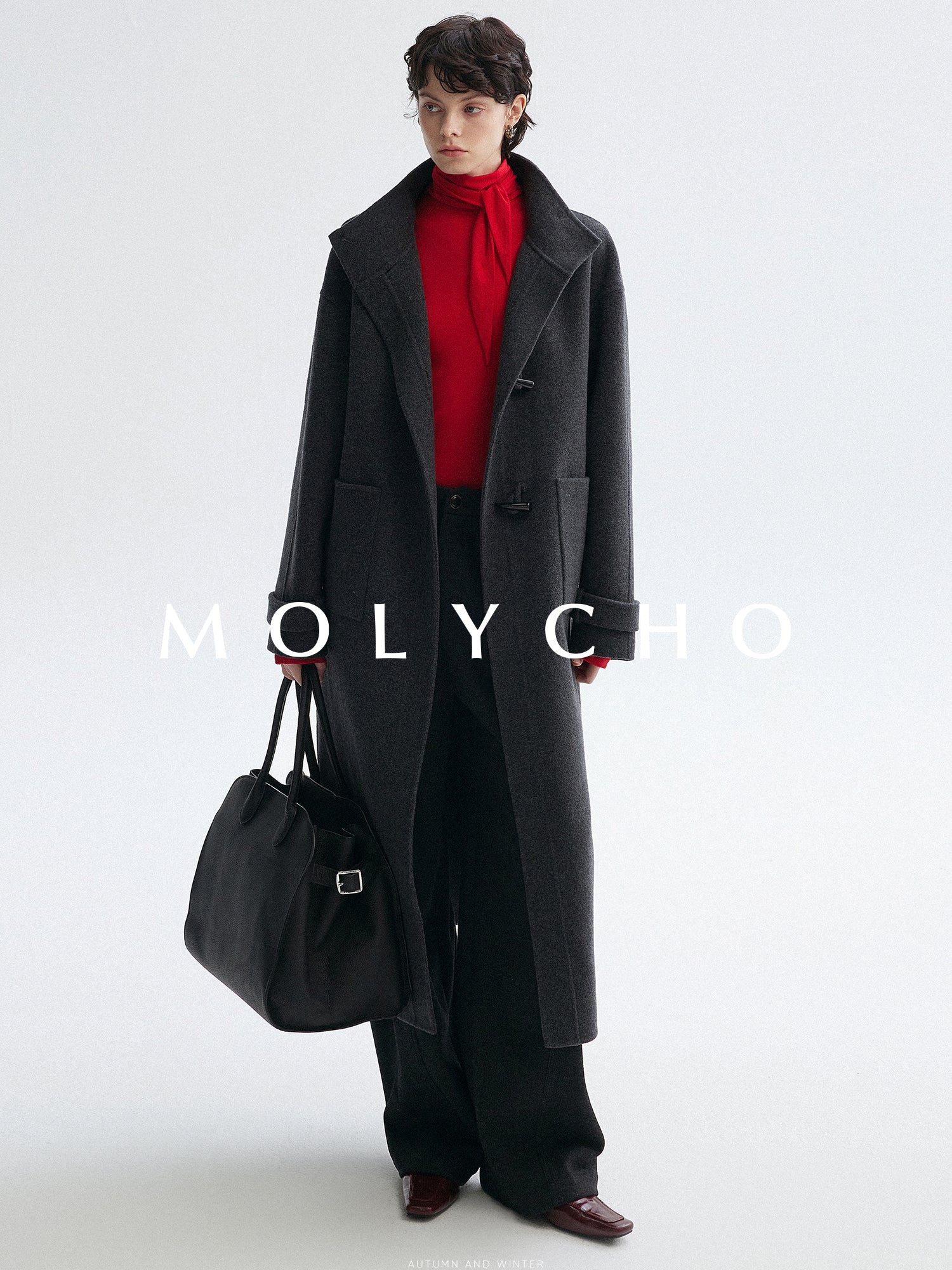 高領繫帶上衣_BDHL7951