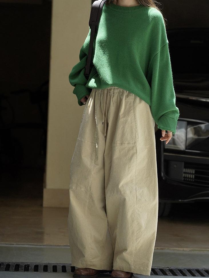 Corduroy Wide-Leg Pants_BDHL7772