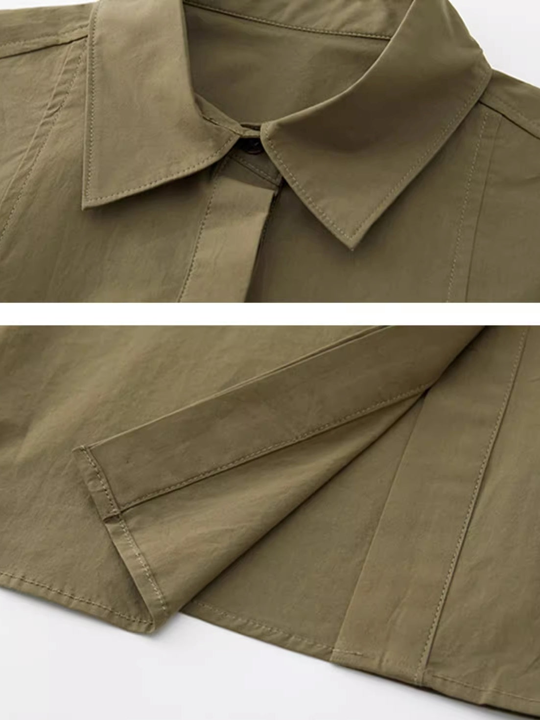 Simple Design Lapel Shirt_BDHL7373