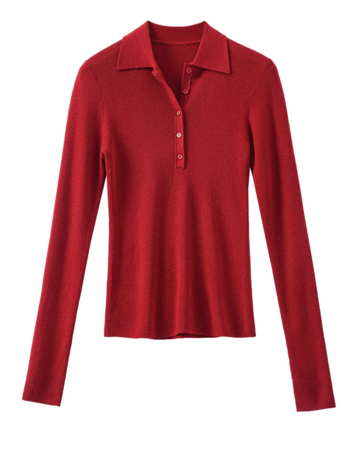 Polo-Colour Slim Tops_BDHL7844