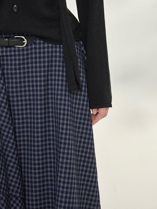 Slimming High-Waisted A-Line Skirt_BDHL7737