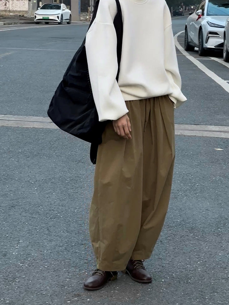 Tucked Balloon Pants_BDHL8152