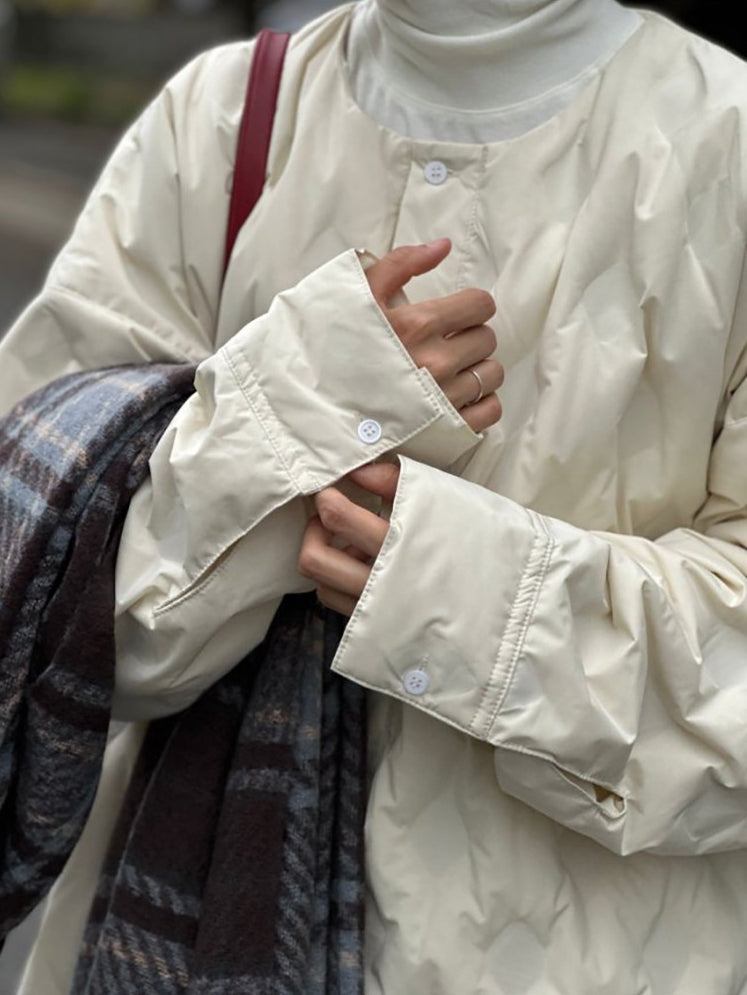 圓領套頭羽絨外套_BDHL8134