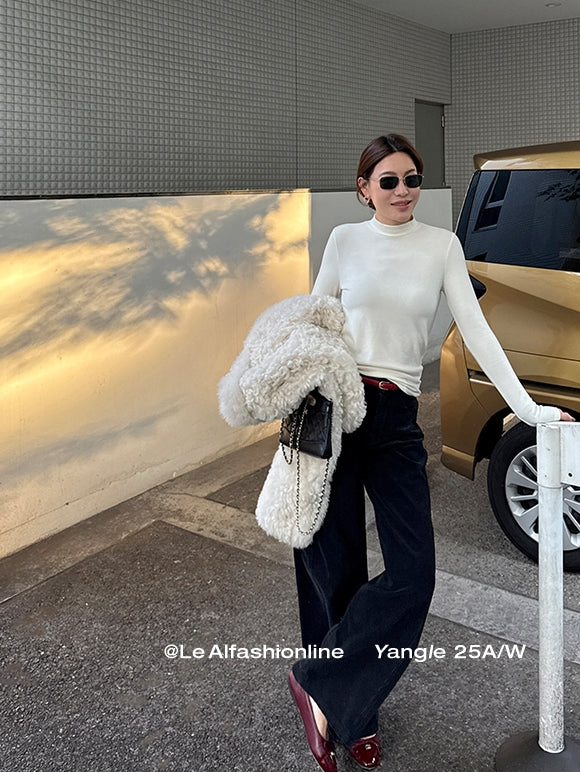 Half-High Neck Slim Tops_BDHL8004