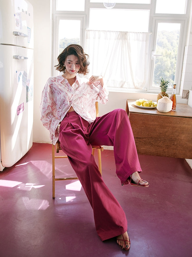 Loose-Fitting Casual Suit Pants_BDHL7472