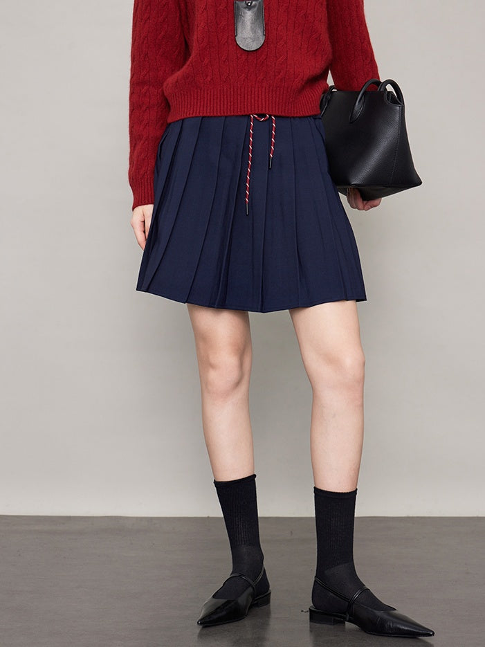 College String Pleated Skirt_BDHL6618
