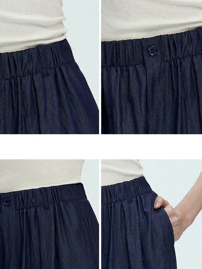 High-Waisted Draped Pants_BDHL7427