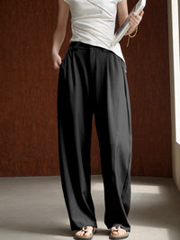 Tapered Wide Leg Pants_BDHL6211