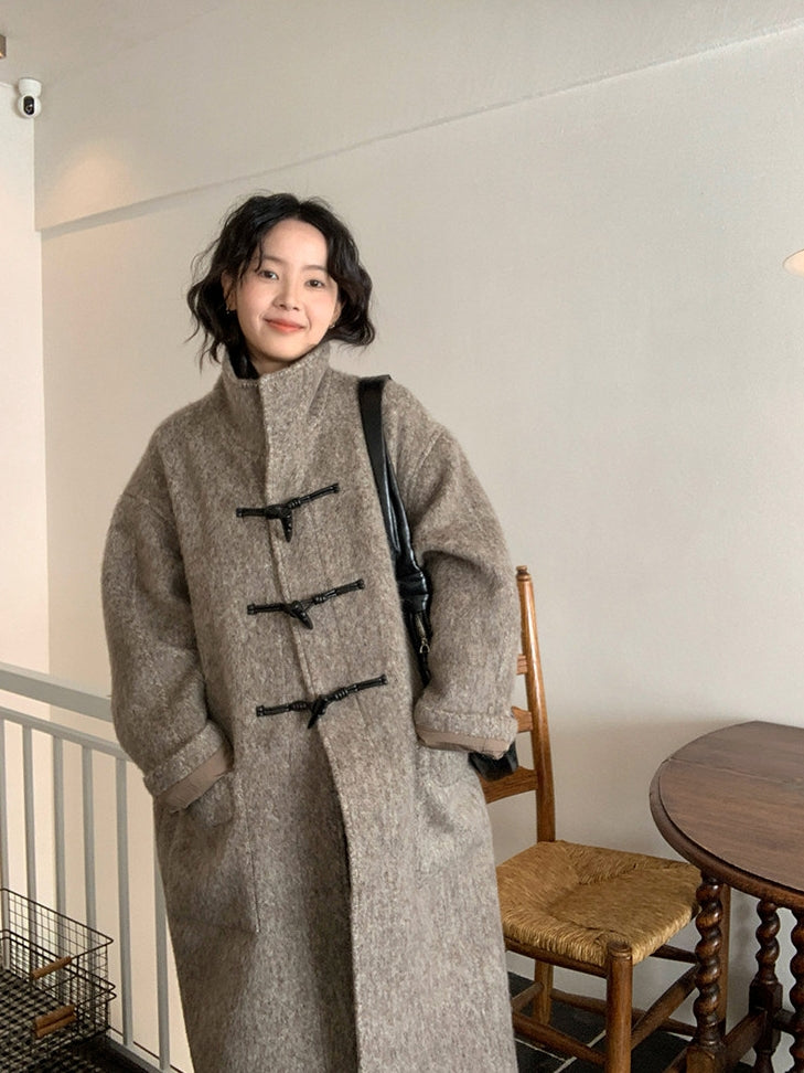 Stand Collar Duffle Coat_BDHL8164