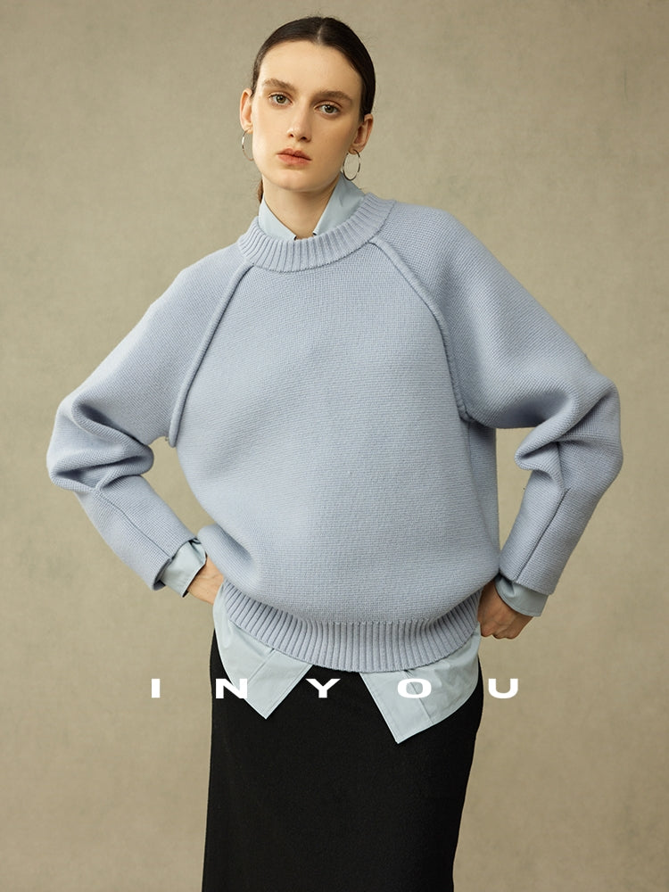 Thick Leg-Of-Matton Sleeve Knit_BDHL6789