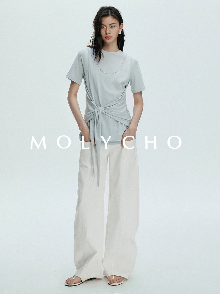 Two-Piece Short-Sleeved T-Shirt_BDHL7387