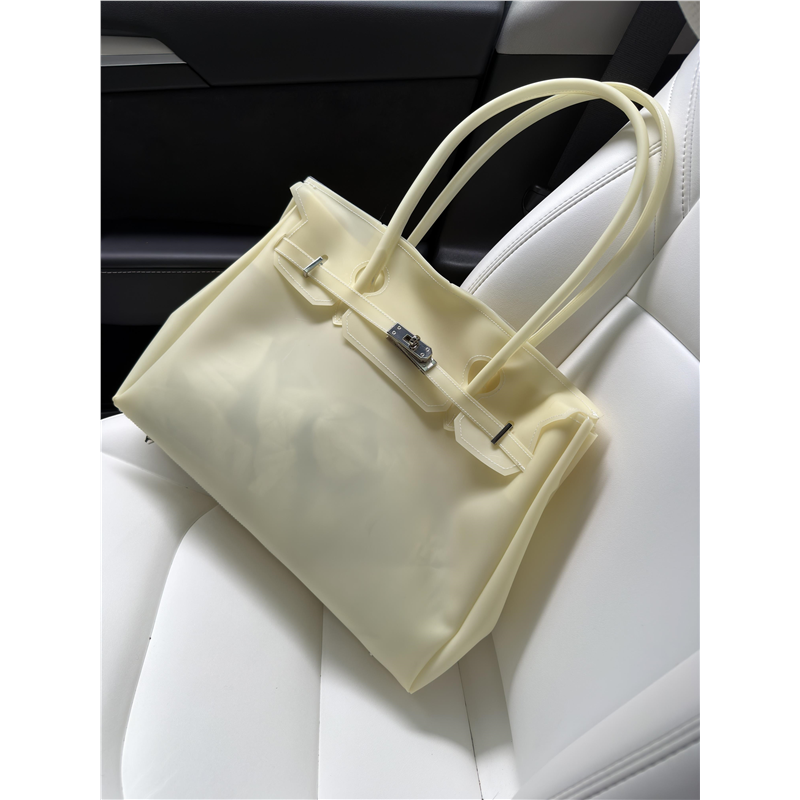 Large Jelly TPU Structured Handbag_BDHL8304