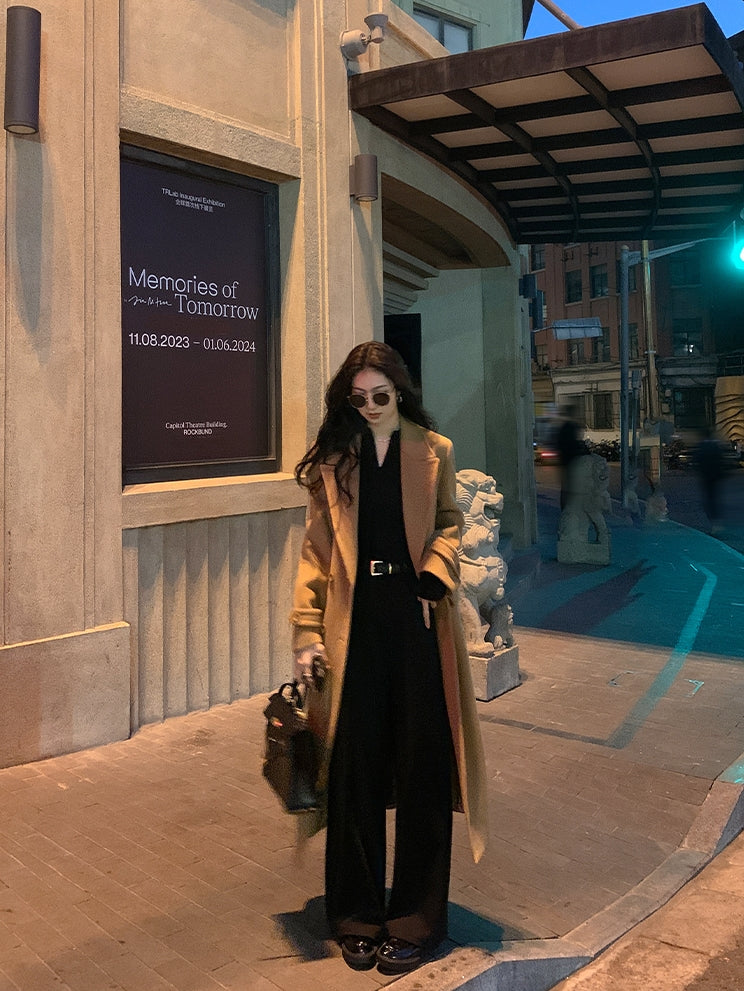 Half-Open Collar Knit Tops_BDHL8027