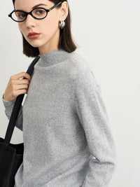 Half-Turtleneck Ribbed Knit_BDHL6543