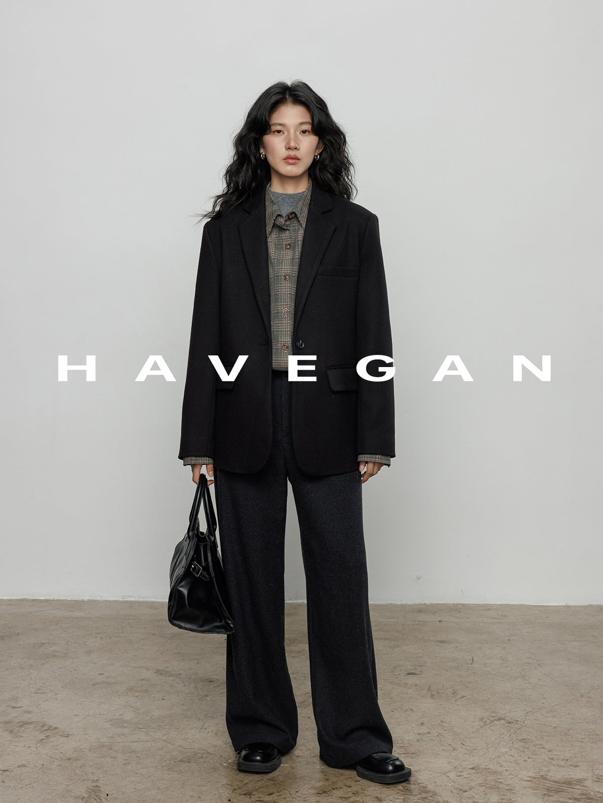 抓絨西裝外套_BDHL7969