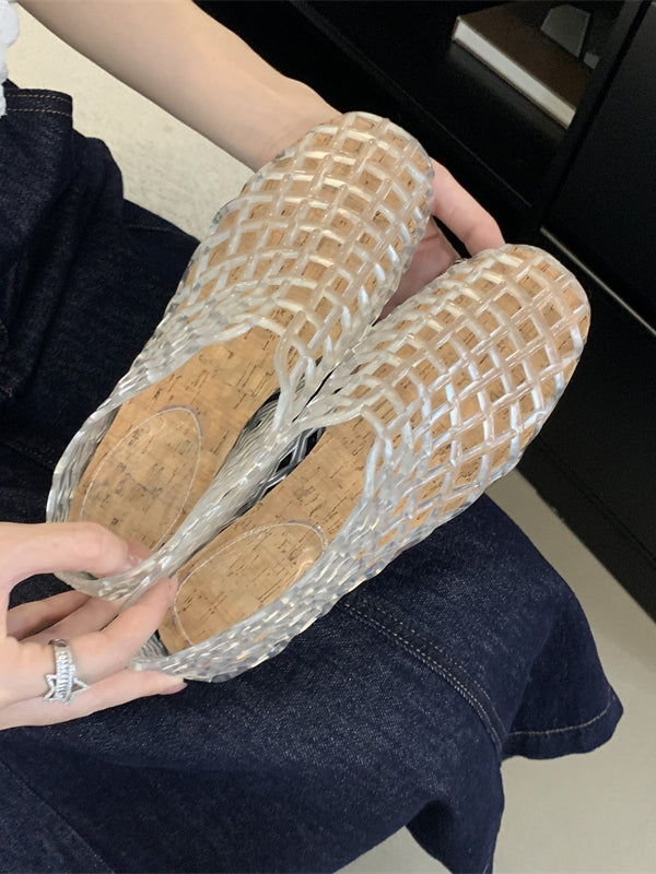Flat Heel Mesh Shoes_BDHL7452