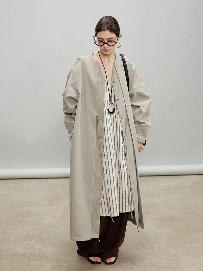 Fake Two-Piece Mid-Length Jacket_BDHL7188