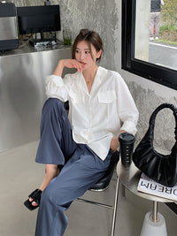 Silky Pants Or Long-Length Pants_BDHL6776