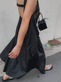 Loose Backless Suspender Dress_BDHL7247