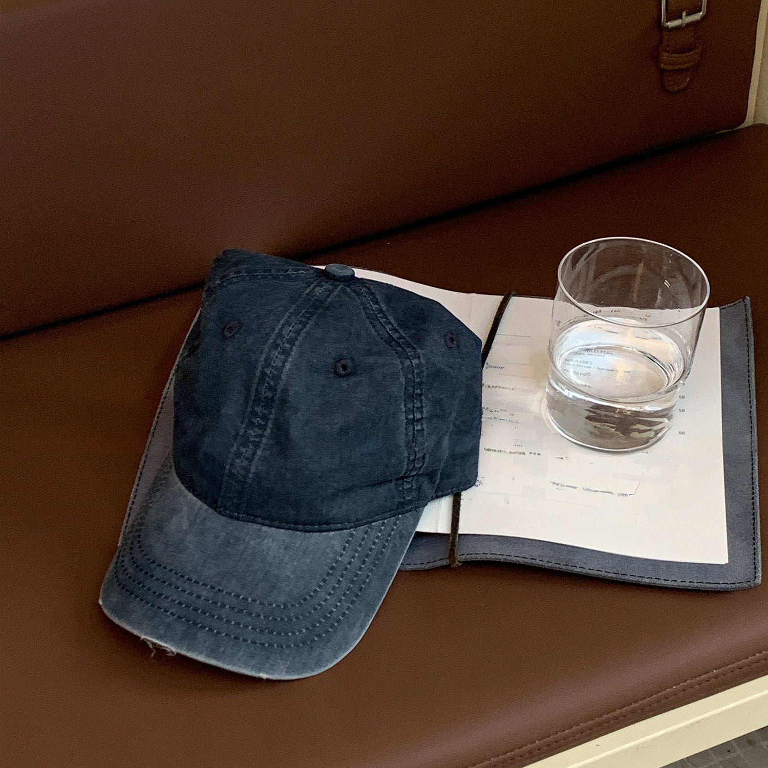 Vintage Washed Soft-Top Baseball Cap_BDHL8331