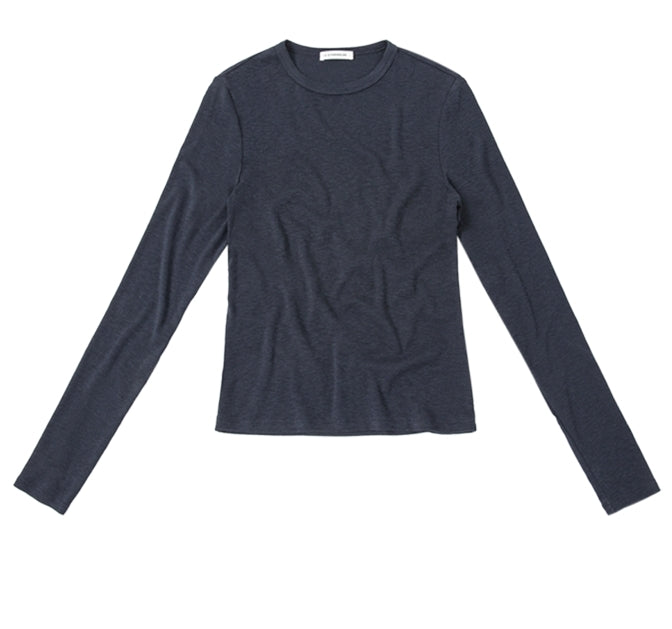 Slim-Fit Long-Sleeved T-Shirt_BDHL7841