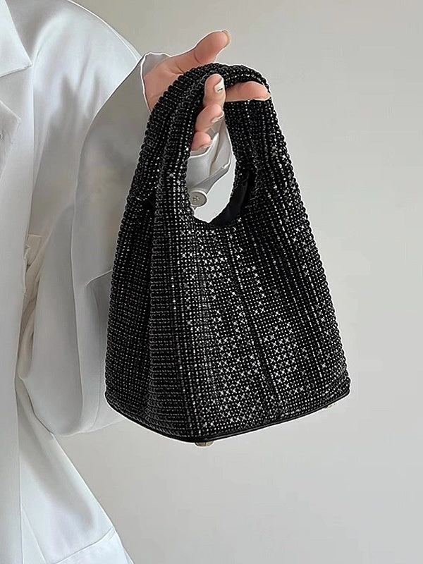 Rhinestone Bucket Bag_BDHL6301