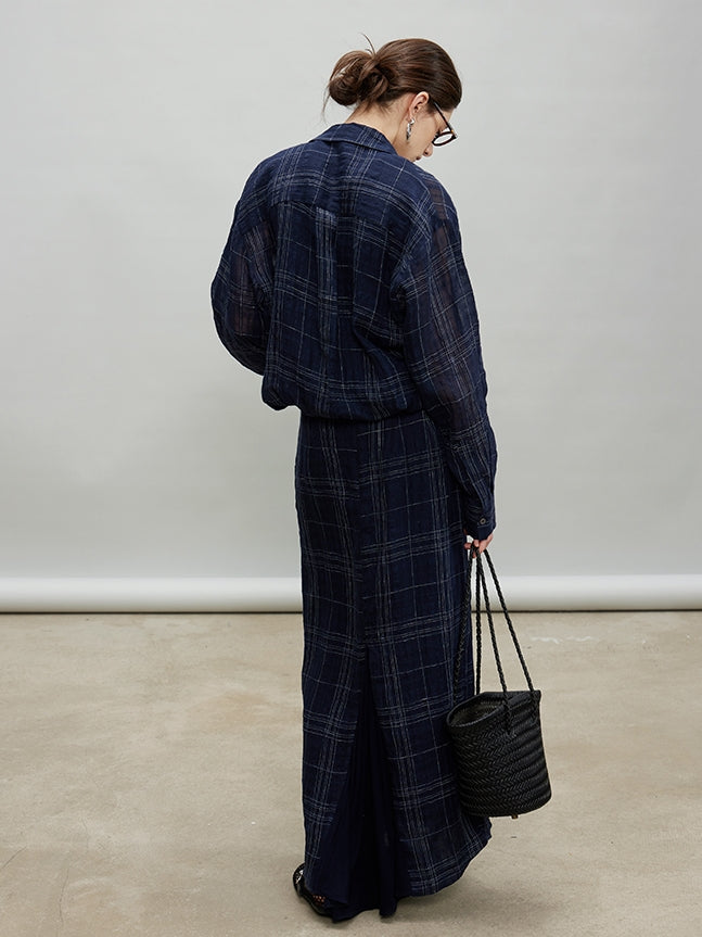Loose-Fitting Shirt Or Long Straight Skirt_BDHL7193