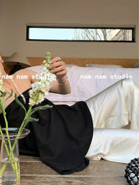 Draped Floor-Length Pants_BDHL7442