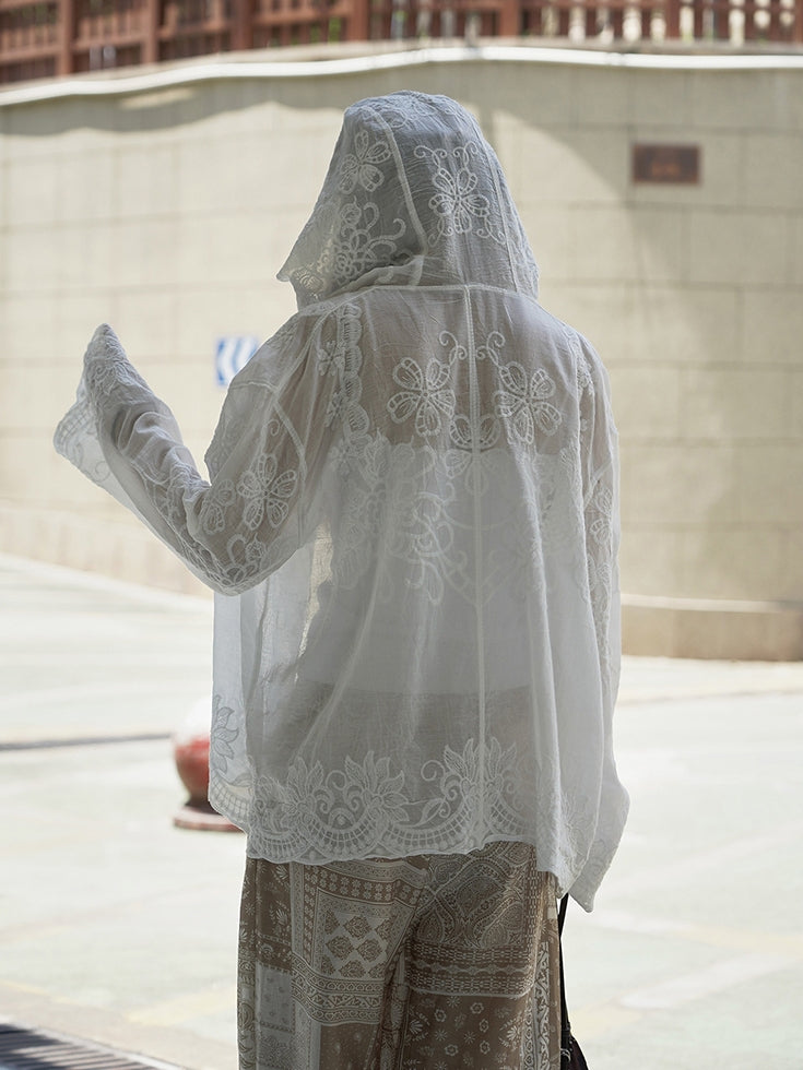 Racing Jacquard Sheer Hoodie_BDHL7628