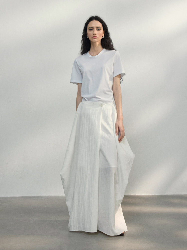 Cocoon Shape Long Skirt_BDHL7482