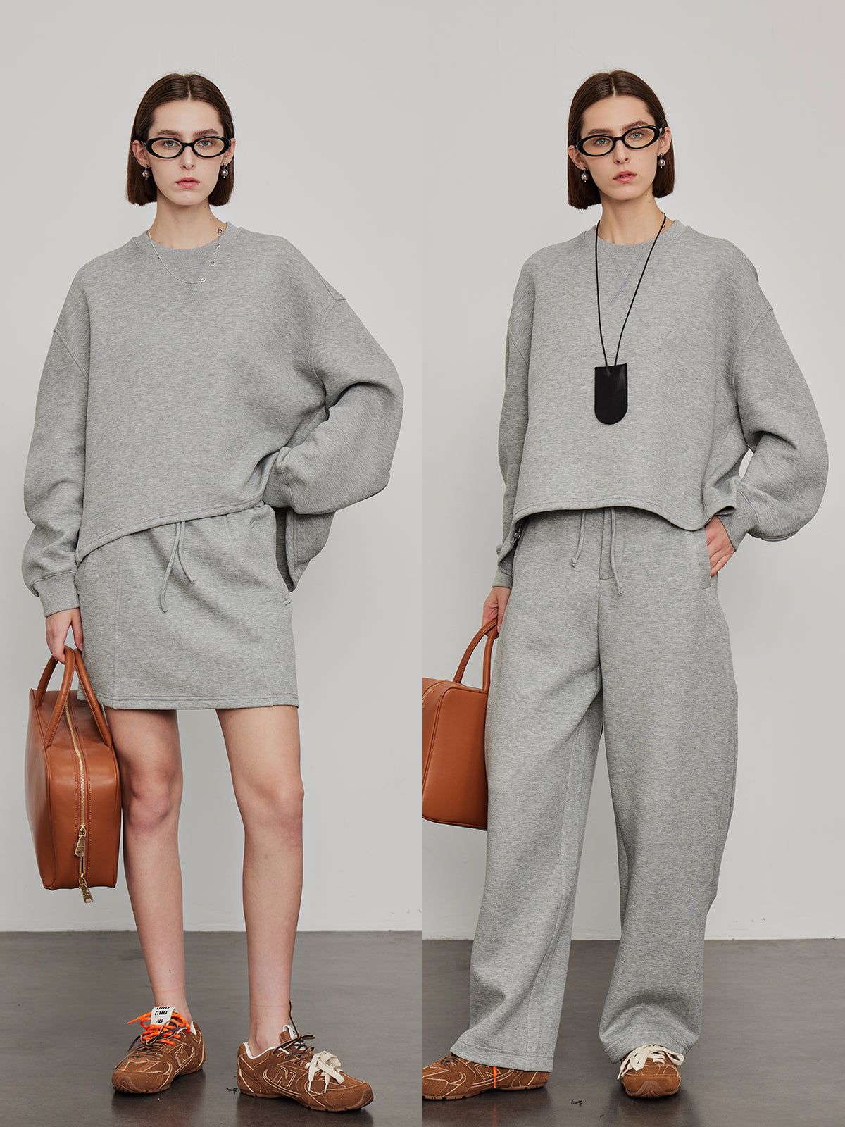 Loose Sweat Tops or Skirt or Pants_BDHL6467