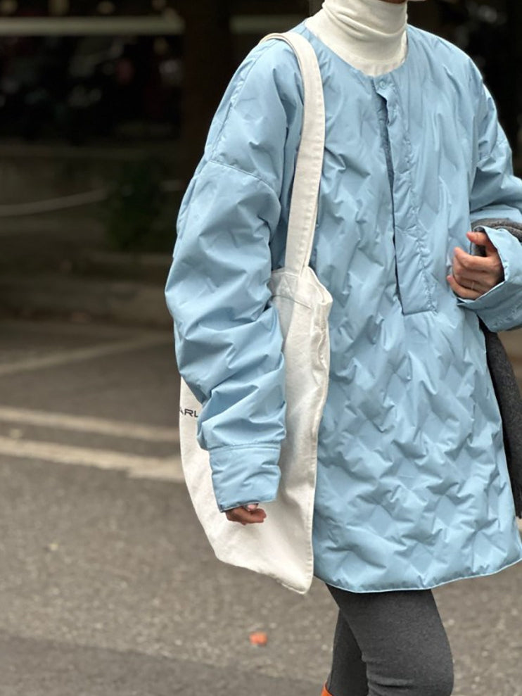 圓領套頭羽絨外套_BDHL8134