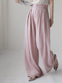 Pink Dyed Loose Wide Pants_BDHL6516