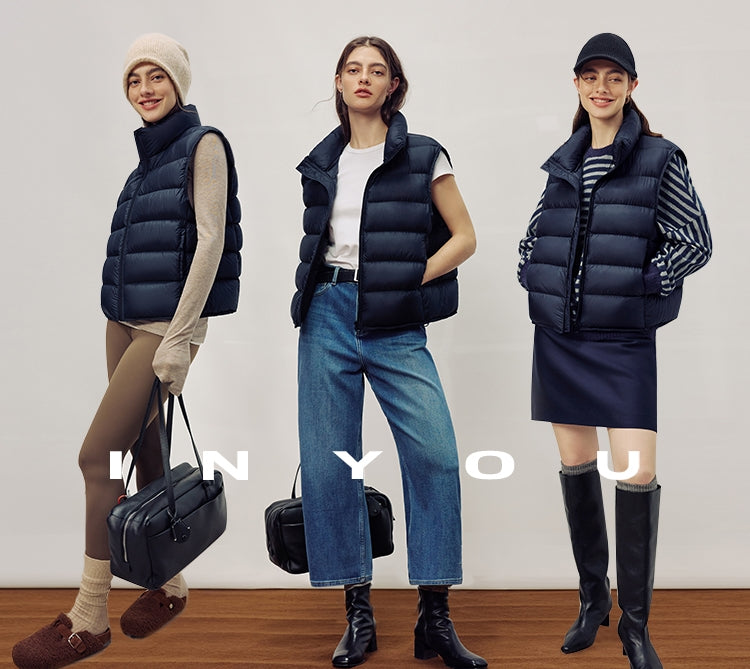 Stand-Collar Down Vest_BDHL7987