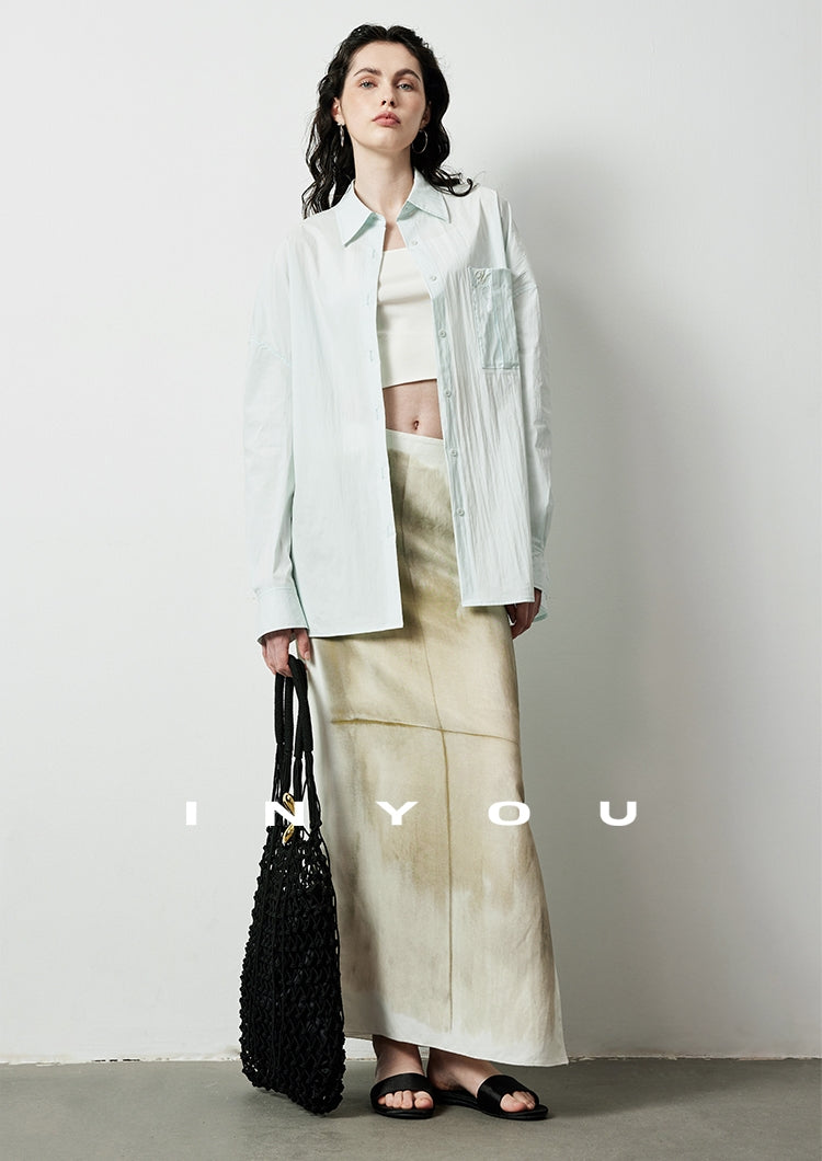 Loose-Fitting Silhouette Shirt_BDHL7155