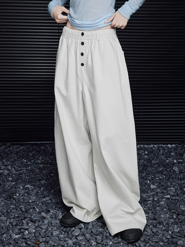 Loose Drape Baggy Pants_BDHL6428